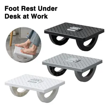 Foot Rest Step On The Footstool Pedal For Office Anti Warping Cross Legged Pad Movable To Prevent Stiffness Home Office Sup T9L2