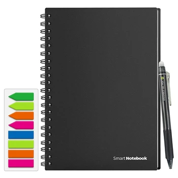 A6 Многократна употреба Smart Notebook изтриваеми телени бележници скица подложки APP съхранение за водене на бележки