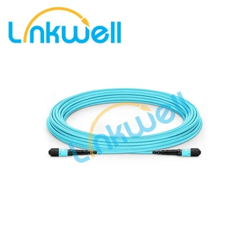 3 метра 12 ядра OM3 MPO оптични влакна кръпка кабел 50/125 Multimode APC UPC джъмпер женски към женски тип A тип B тип C OM3