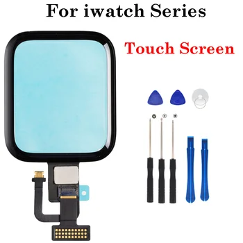 Външен сензорен стъклен панел за Apple Watch Series SE 1 2 3 4 5 6 38mm 42mm 40mm 44mm Преден външен сензорен панел Стъкло + Flex кабел + OCA