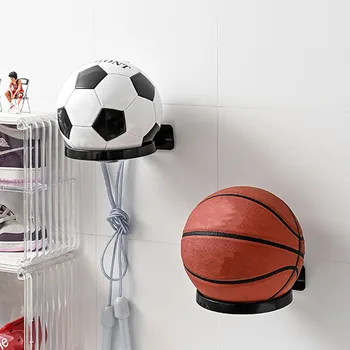  стена монтирани баскетбол съхранение багажник пластмасови многофункционални футбол дисплей рафт топка притежателя пространство спестяване хол декор