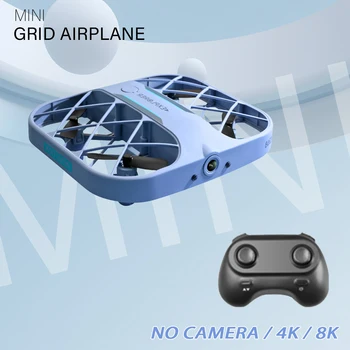 Предупреждение за изтощена батерия 360° ролка малък дистанционно управление самолет дрон играчки Нова мрежа мини квадрокоптер 8K / 4K HD камера дрон с камера