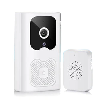 Интелигентен Wifi нощно виждане Ниска мощност VGA видео звънец App Дистанционно домофонна мобилен телефон Push известие за дома Лесен за използване
