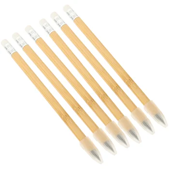 6 бр графит вечност молив полезност изготвяне вечни моливи без мастило бамбук