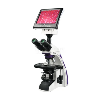 SY-B129T професионално качество оптичен инструмент цифров видео микроскоп достъпни биологичен микроскоп