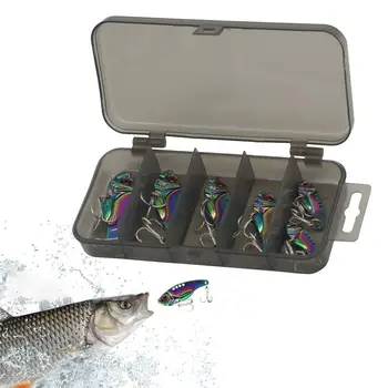 Риболовни примамки Риболовни принадлежности за сладководни примамки с 3D рибешко око за сладководни принадлежности Мандаринова рибна стръв с кутия за съхранение