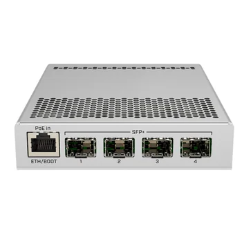 MikroTik CRS305-1G-4S+IN SFP+ 10Gbps Петпортов интелигентен управляем комутатор Двойна система RouterOS или SwOS