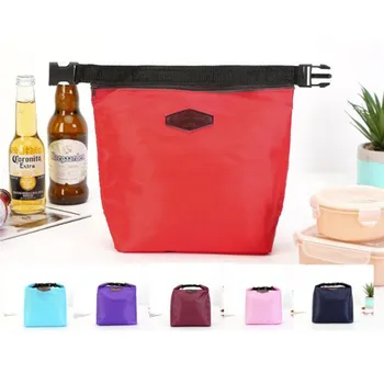 Мода преносими топлоизолирани обяд чанта охладител Lunchbox чанта за съхранение Lady носят Picinic храна голяма пазарска изолация пакет