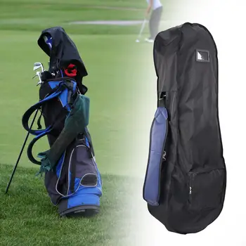 Голф чанта дъждобран водоустойчив Оксфорд кърпа черен сгъваеми жени мъже трайни преносими голф аксесоари голф чанта пътуване капак
