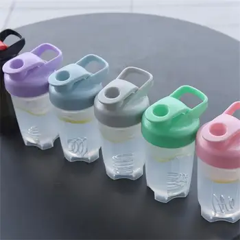 300ml бутилка за вода за пиене пластмасови течове доказателство спортни бутилки протеин шейкър бутилка вода смесване чаша кухненски съдове за пиене