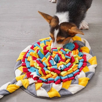 Snuffle куче играчки пълнени бонбони лечение дозиране играчка дъвчене устойчиви меки дъвчащи играчки за кучета насърчаване на фураж умения