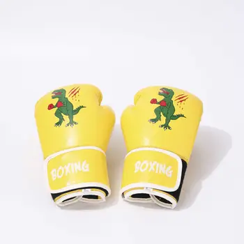 Карикатура Тиранозавър Рекс Боксови спортни ръкавици Носете устойчиви бойни бойни ръкавици Детски комплект за юмрук Sanda Fitness Manufac