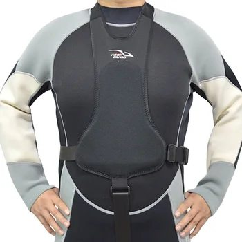 Защита на жилетка 1 * Харпун гърдите Pad Черно гърдите Pad защита Гмуркане Риболов Vest Неопрен + найлон SCUBA комплекти