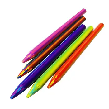 Rainbow молив води 5.6mm за възрастен дете начинаещ рисуване любовник 5pack