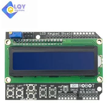 LQY LCD клавиатура щит LCD1602 LCD 1602 модул дисплей син екран за Arduino