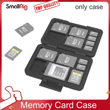 SmallRig карта с памет случай съхранение притежател карта с памет случай протектор случай за SD / TF / A / B / XQD карта 3192