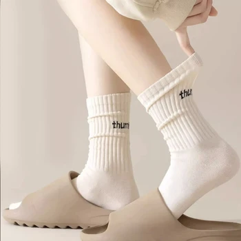1pair Колеж инструментална екипировка стил чорапи любовници All-мач износоустойчиви дебели линия чорапи есенни и зимни спортове дезодорант купчина Sox