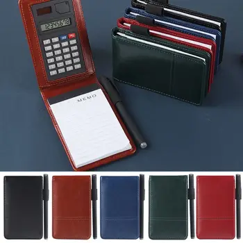 Portable студенти подарък многофункционални творчески канцеларски материали с калкулатор джобен бележник бележник бележник бележник