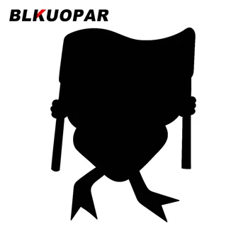 BLKUOPAR за Курбан байрам Празен банер шаблон с карикатура кола стикери творчески слънцезащитни стикери водоустойчив автомобил врата протектор