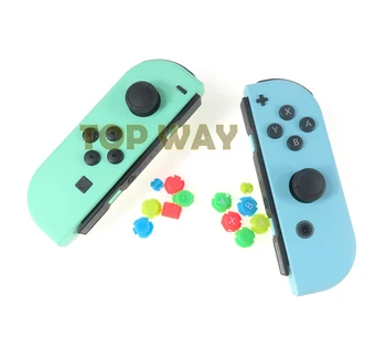 1set Цветни ABXY посоки Клавиши Бутони Джойстик за Nintendo Switch NS NX контролер Joy-con ляв десен контролер