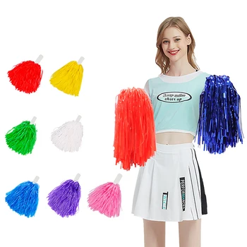 Dance Sports Match Supplies And Vocal Concert Decorator Cheerleading Cheering Flower Ball Pom Poms