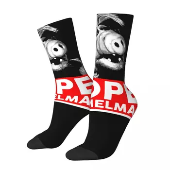 Ретро надежда за мъжки чорапи Melmac ALF Анимационният сериал Унисекс Harajuku модел отпечатани луд екипаж чорап подарък
