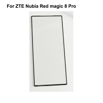 Части за ZTE Nubia Червена магия 8 Pro сензорен екран Външен LCD екран на предния панел Redmagic 8pro Стъклен капак на обектива без гъвкав кабел