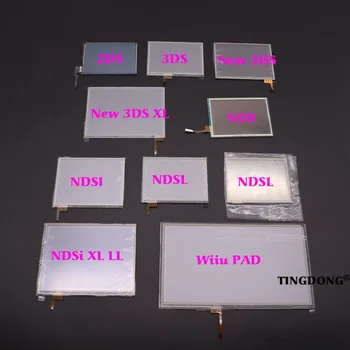 TINGDONG сензорен екран дигитайзер стъкло дисплей сензорен панел замяна за DS Lite за NDSL NDSi XL за нов 3DS XL Wiiu PAD