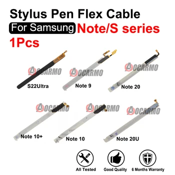 Touch Stylus S Pen Flex кабел Безжична индукционна бобина с пластмасова плоча Ремонт за Samsung Galaxy Note 20 Ultra 9 10 Plus S22U