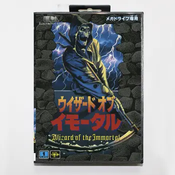 Гореща продажба Безсмъртна карта за игра с кутия за продажба на дребно 16bit MD количка за Sega Mega Drive / Genesis System