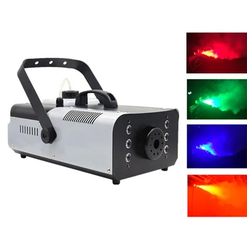 1500W DMX и машина за мъгла с дистанционно управление с 6x3W RGB светлина за сценично шоу Дискотека DJ Party Club Bar