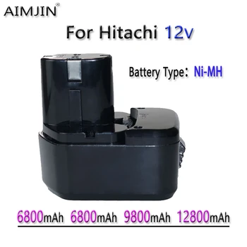 Neue 12V Batterie 4800/6800/9800/12800mAh акумулаторна батерия за Hitachi EB1214S 12V EB1220BL EB1212S WR12DMR CD4D DH15DV c5D,