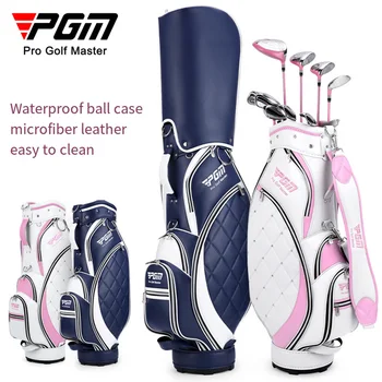 PGM жени голф чанта преносими удебелени водоустойчив кърпа топка чанта GOLF износоустойчиви високо качество светлина TPU голф клубове чанта QB103