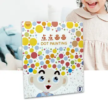 30Pcs точкови книжки за оцветяване DIY подарък за рожден ден образователни играчки Боя листове за момчета момичета детска градина дейности възраст 3+ деца