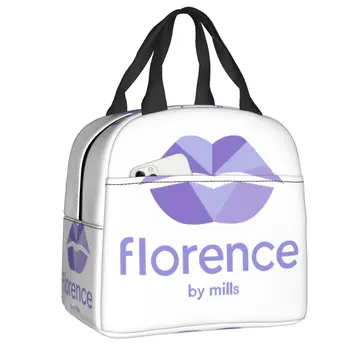 Florence By Mills Кутия за обяд за жени Resuable охладител топлоизолирани Bento Box училище топла храна пикник обяд чанти