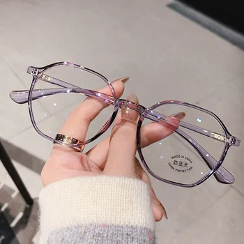 Прозрачни очила за четене Жени на средна възраст и възрастни хора Ултра-леки HD пресбиопия очила Очила против синя светлина очки