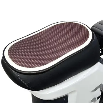  мотоциклет възглавница седалка подложка дишаща пчелна пита дизайн седалка възглавница преносим изолирани мотоциклет седалка капак прахоустойчив капак