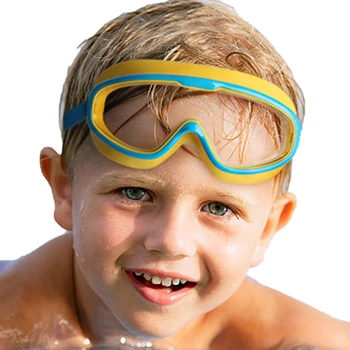 Детски очила за плуване Big Frame Anti Fog Wide View Очила за плуване за момчета момичета