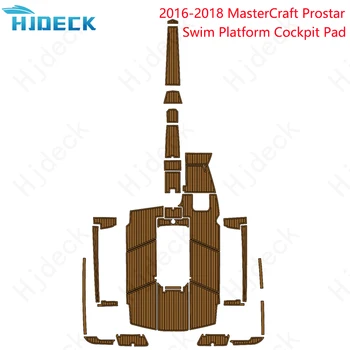 2016-2018 MasterCraft Prostar плувна платформа мат лодка EVA пяна тиково дърво палуба