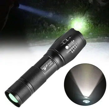 Издръжлив къмпинг туризъм Zoomable фенерче водоустойчив факел 500 лумена LED