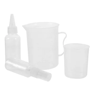 Spray Bottlw Science Kit Комплект Измервателни чаши за детски комплекти Пластмасови инструменти за рисуване на деца