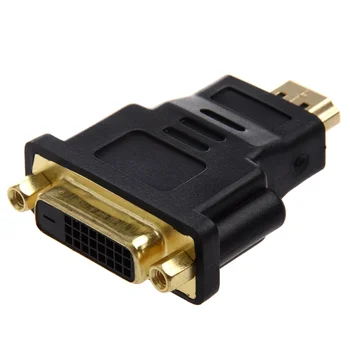 DVI 24 + 1 (DVI-D) женски към HDMI мъжки адаптер