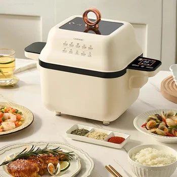 Автоматична машина за готвене Многофункционална китайска кухня Робот Готварска печка Кухненски робот Интелигентна бездимна машина за домашно готвене