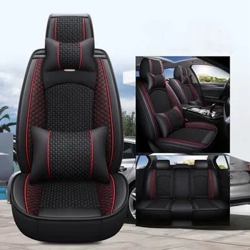 Най-добро качество! Пълен комплект калъфи за столчета за кола за Mercedes Benz GLE 250 300 350 400 W166 2019-2015 удобна дишаща възглавница на седалката