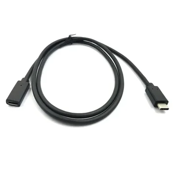  високо качество тип C USB 3.1 мъжки към USB-C женски удължителен кабел 0.25M / 0.5M / 1M кабел за данни Extender
