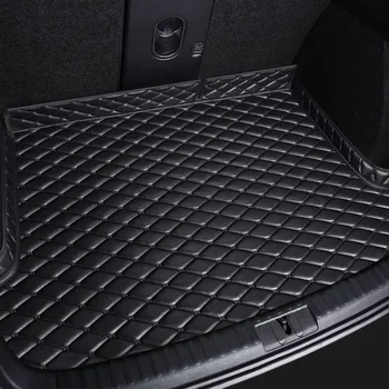 PU Кожени стелки за багажник за кола по поръчка за Geely Atlas 2016-2022 Coolray Emgrand Ec7 Tugella Интериорни детайли Аксесоари за кола Килим