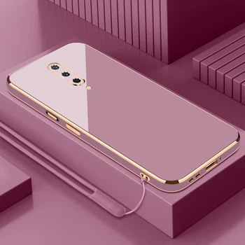За OnePlus 8 случай 1 + 8 телефон случай един плюс 8 1 + 8 1 + IN2013 IN2017 IN2010 IN2019 Луксозен квадратен обшивка удароустойчив заден капак
