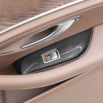 LHD Аксесоари за кола Интериорна врата прозорец асансьор превключвател панел капак тапицерия за Mercedes Benz E Class W213 2016 - 2022