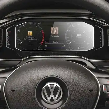 Табло от закалено стъкло Екран табло за табло за VW Volkswagen Taigo 2018-2020 Протектор за екран на инструмента