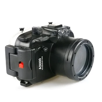 Mcoplus 40m / 130ft водоустойчив корпус на камерата подводен водолазен калъф за фотоапарат Sony A5000 16-50mm